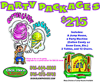 Big Air Jumphouses Party package